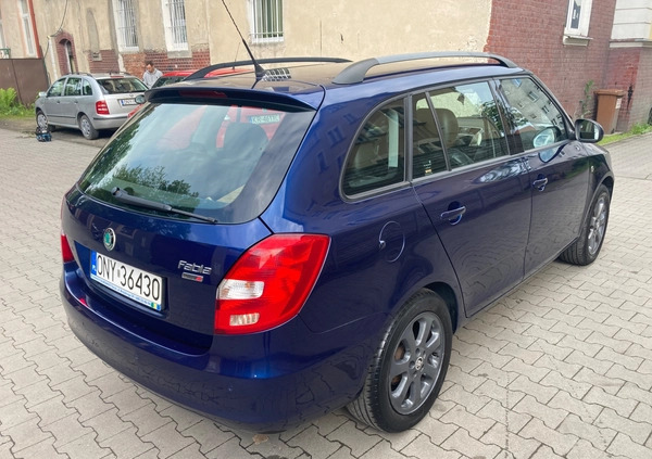 Skoda Fabia cena 19900 przebieg: 156000, rok produkcji 2008 z Nysa małe 277